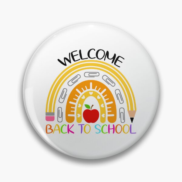 Item preview, Welcome Back to School Rainbow with Supplies designed and sold by Vision Crafted.