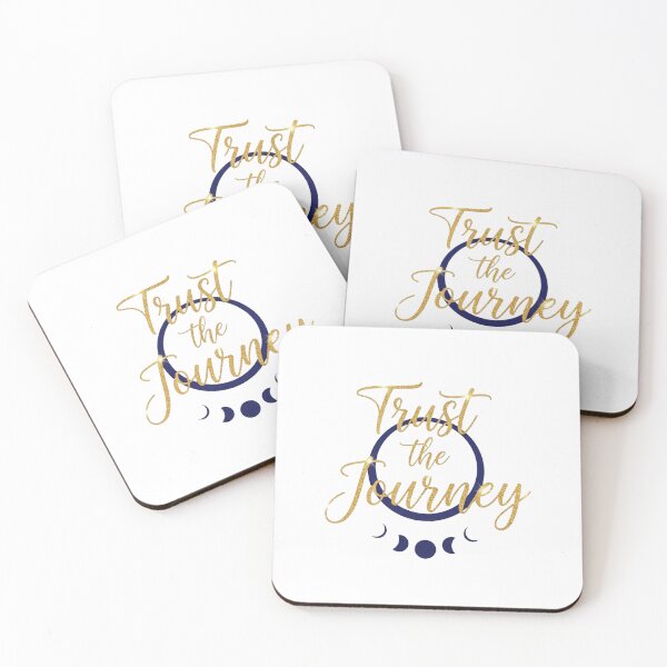 Item preview, Trust the Journey - Celestial Moon Phases Typography designed and sold by Dzblack.