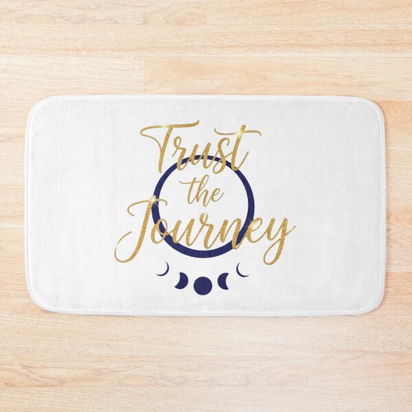 Item preview, Trust the Journey - Celestial Moon Phases Typography designed and sold by Dzblack.