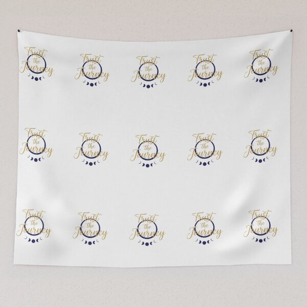 Item preview, Trust the Journey - Celestial Moon Phases Typography designed and sold by Dzblack.