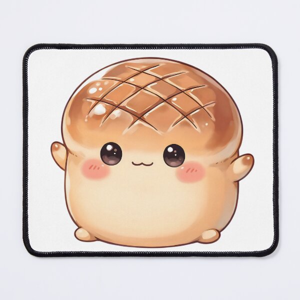Item preview, Cute Kawaii Japanese Melon Pan Bread Sticker designed and sold by ChibiPCStudio.