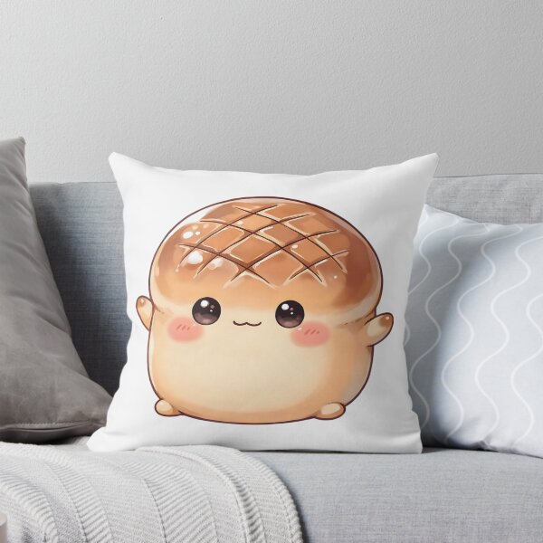 Item preview, Cute Kawaii Japanese Melon Pan Bread Sticker designed and sold by ChibiPCStudio.