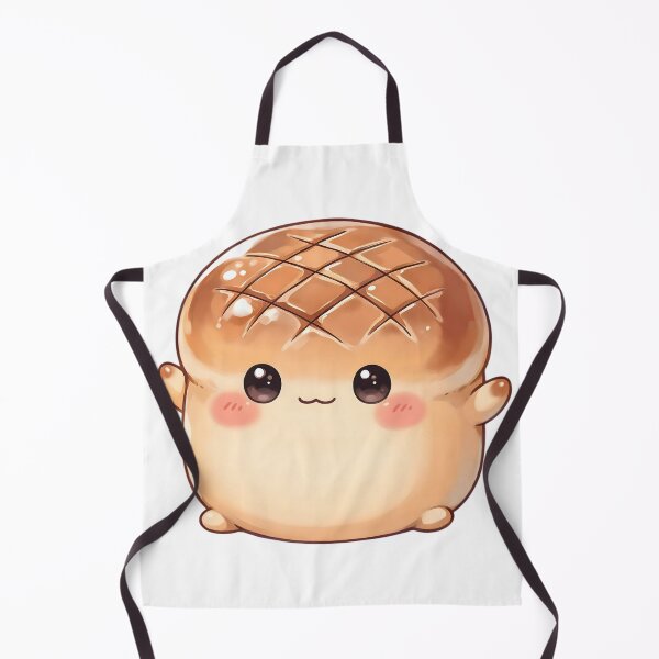 Item preview, Cute Kawaii Japanese Melon Pan Bread Sticker designed and sold by ChibiPCStudio.