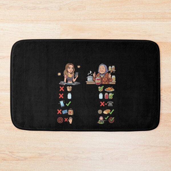 Item preview, Girlfriend vs Babushka Meme Tale of Contrasts designed and sold by Flirt-Teez.