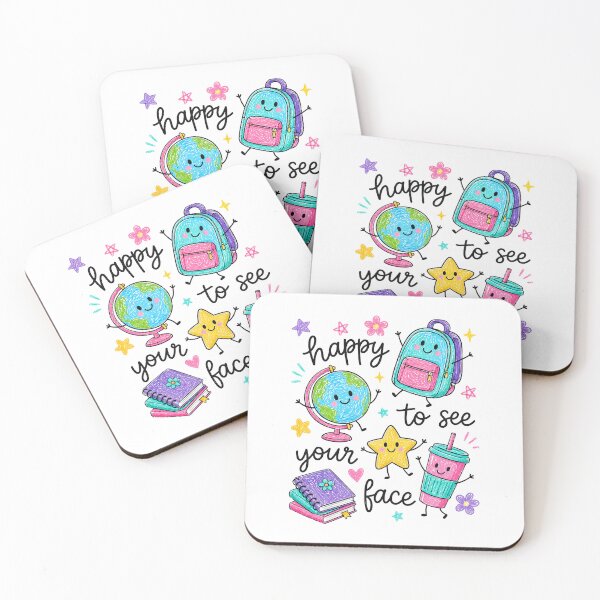 Item preview, Happy to See Your Face Cute Back to School Doodle designed and sold by Merchrise.