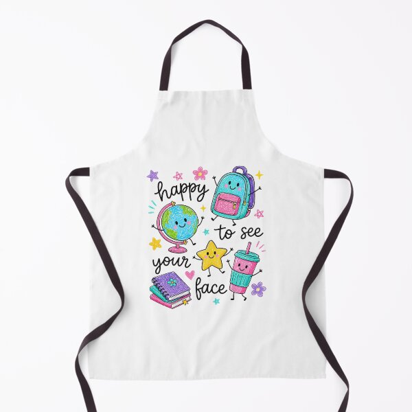 Item preview, Happy to See Your Face Cute Back to School Doodle designed and sold by Merchrise.