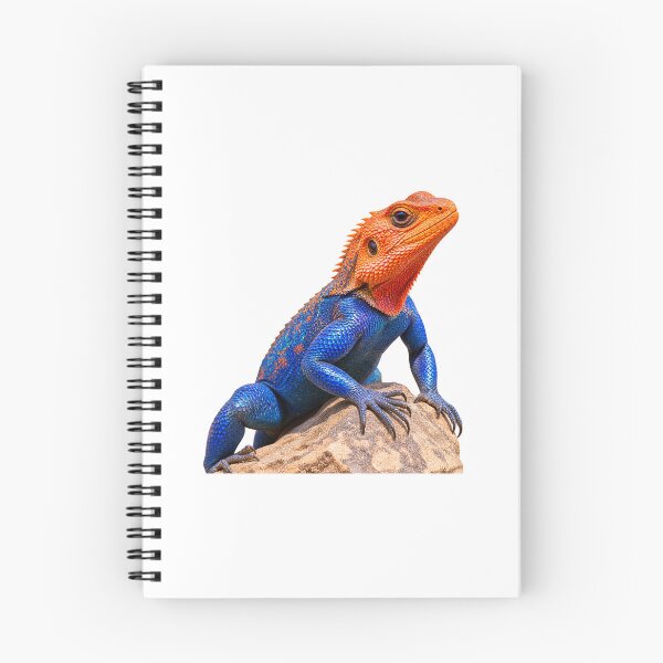 Item preview, Rainbow Agama Lizard Pop Art Wildlife Print designed and sold by Helt-enkelt.