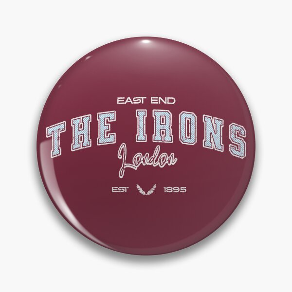 Item preview, East End The Irons Vintage Retro Soccer Football designed and sold by Red-since-1892.