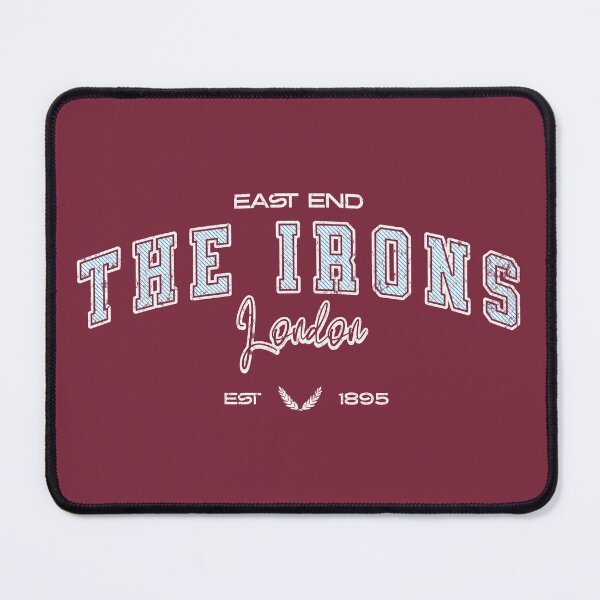 Item preview, East End The Irons Vintage Retro Soccer Football designed and sold by Red-since-1892.