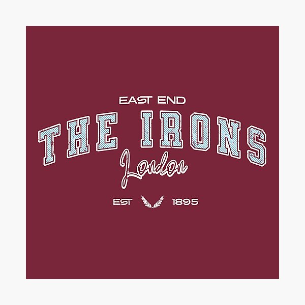 Item preview, East End The Irons Fútbol retro vintage designed and sold by Red-since-1892.