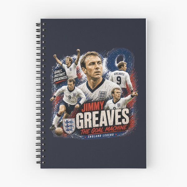 Item preview, Jimmy Greaves England Legend – The Goal Machine Retro Football Art designed and sold by FutureTraveller.