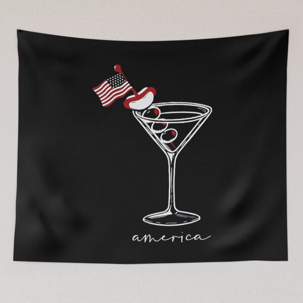 Item preview, Regalo divertido de Martini de perrito caliente para el 4 de julio designed and sold by DevilMayCrySh.