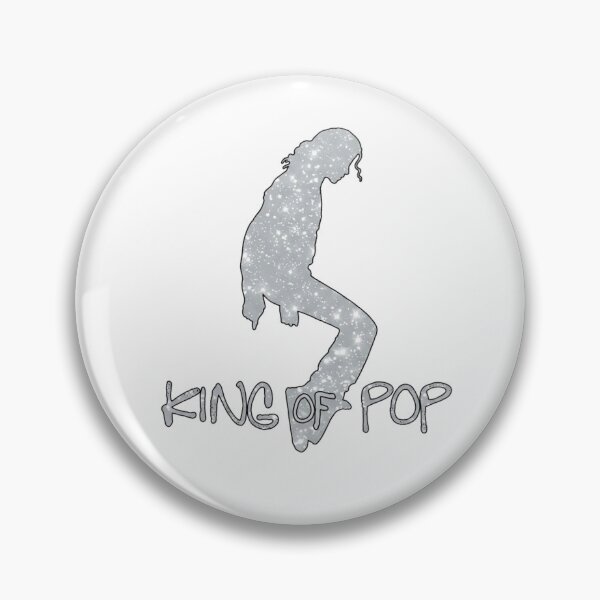 Item preview, King Of Pop Glitter Silhouette Tribute designed and sold by nova-bloom.