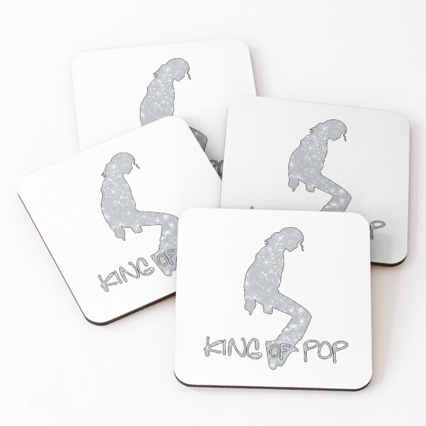 Item preview, King Of Pop Glitter Silhouette Tribute designed and sold by nova-bloom.