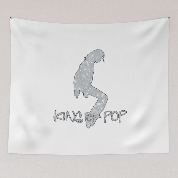 Item preview, King Of Pop Glitter Silhouette Tribute designed and sold by nova-bloom.