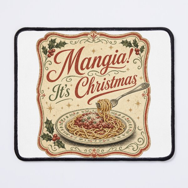 Item preview, Mangia It's Christmas Vintage Italian Christmas Pasta designed and sold by BoosterShop.