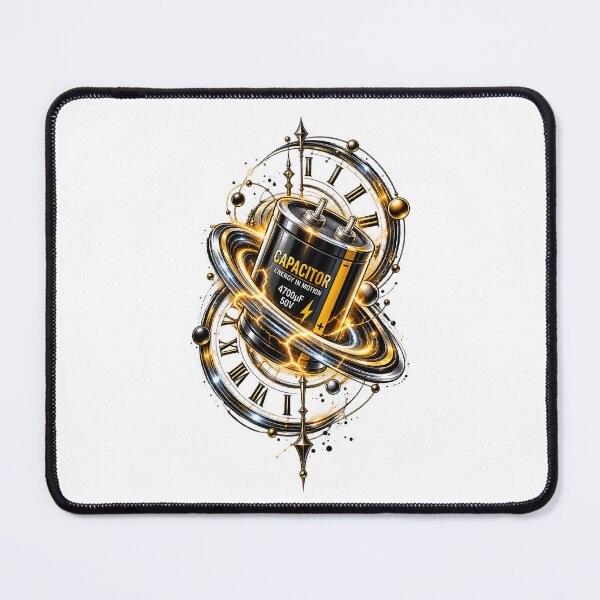 Item preview, Cosmic Capacitor Energy in Motion – Steampunk Electronics & Sci-Fi Tech designed and sold by Shakhbata-1.