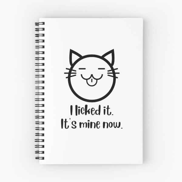 Item preview, I Licked It Cat Face designed and sold by Kit Barrie Creations.