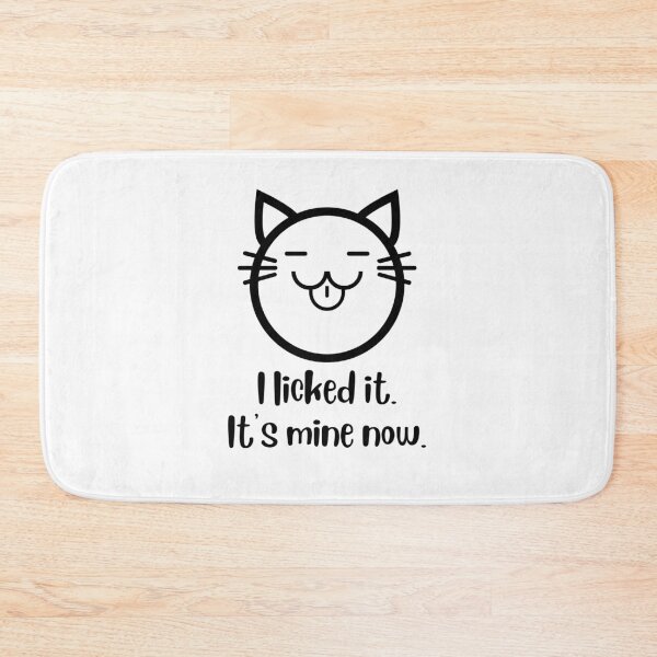 Item preview, I Licked It Cat Face designed and sold by Kit Barrie Creations.
