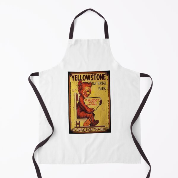 Item preview, Retro Yellowstone National Park Do Not Feed The Bears Vintage designed and sold by UKCoinsShopp.