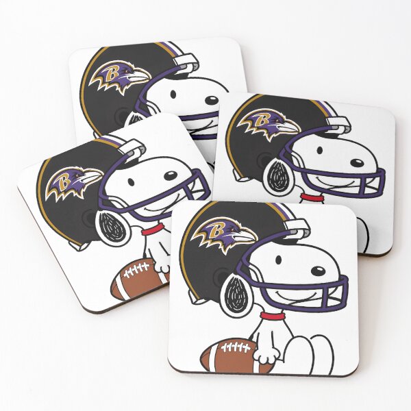 Item preview, Cute Football Dog Fan Wearing Purple Helmet designed and sold by JosephMoo55679.