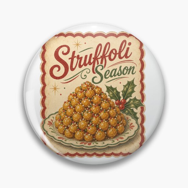 Artikelvorschau, Struffoli Season Vintage Italienische Weihnachts Honigbaellchen entworfen und verkauft von BoosterShop.
