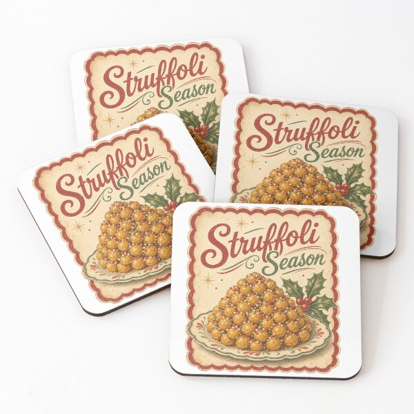 Item preview, Struffoli Season Vintage Italian Christmas Honey Balls designed and sold by BoosterShop.