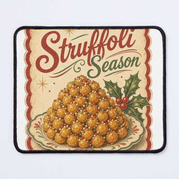Item preview, Struffoli Season Vintage Italian Christmas Honey Balls designed and sold by BoosterShop.