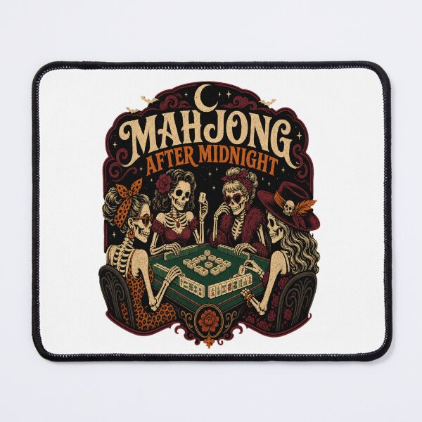 Item preview, Spooky Halloween Mahjong Club – Mahjong Lover Design designed and sold by JansenGS.