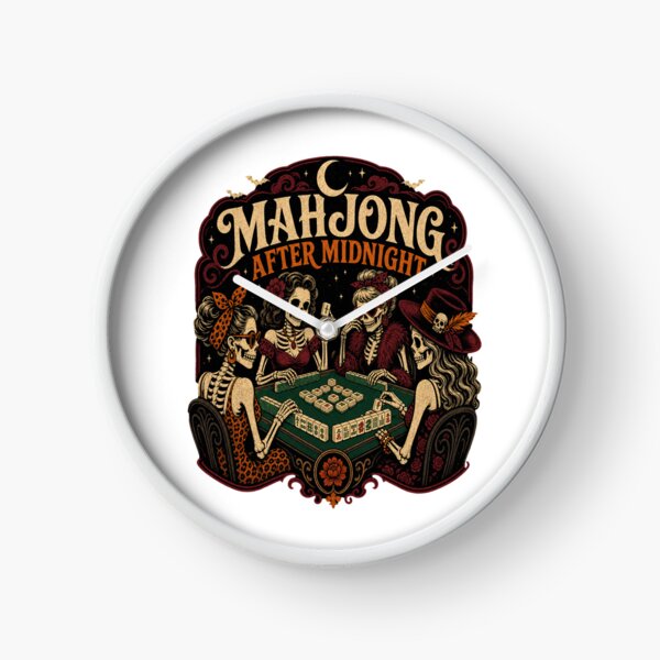 Item preview, Spooky Halloween Mahjong Club – Mahjong Lover Design designed and sold by JansenGS.