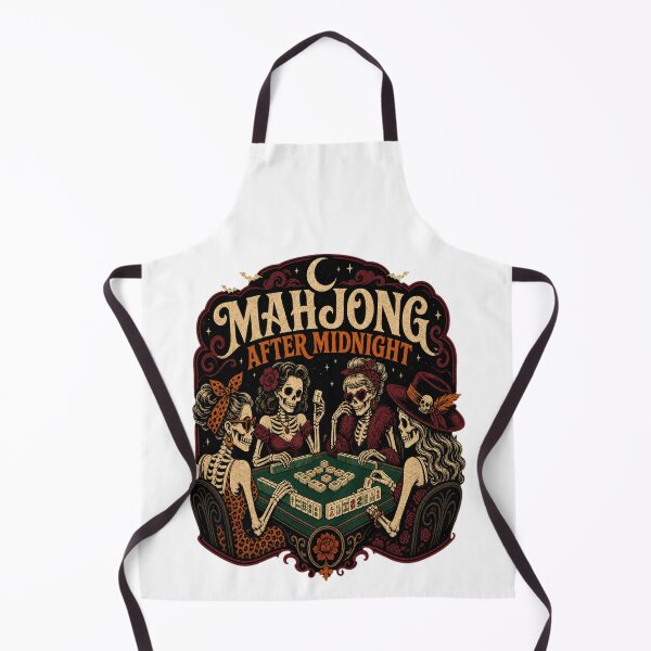 Item preview, Spooky Halloween Mahjong Club – Mahjong Lover Design designed and sold by JansenGS.