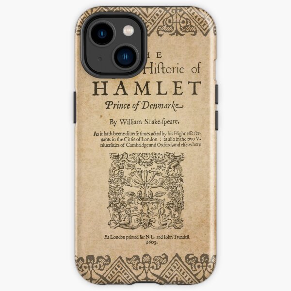 Shakespeare, Hamlet 1603 iPhone Tough Case