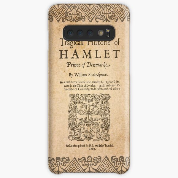 Shakespeare, Hamlet 1603 Funda rígida para Samsung Galaxy