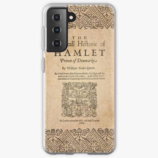 Shakespeare, Hamlet 1603 Samsung Galaxy Soft Case