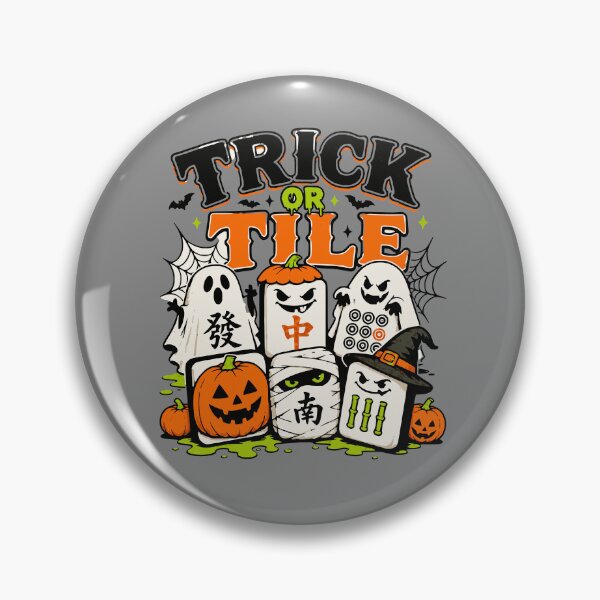 Item preview, Spooky Halloween Mahjong Club – Mahjong Lover Design designed and sold by JansenGS.