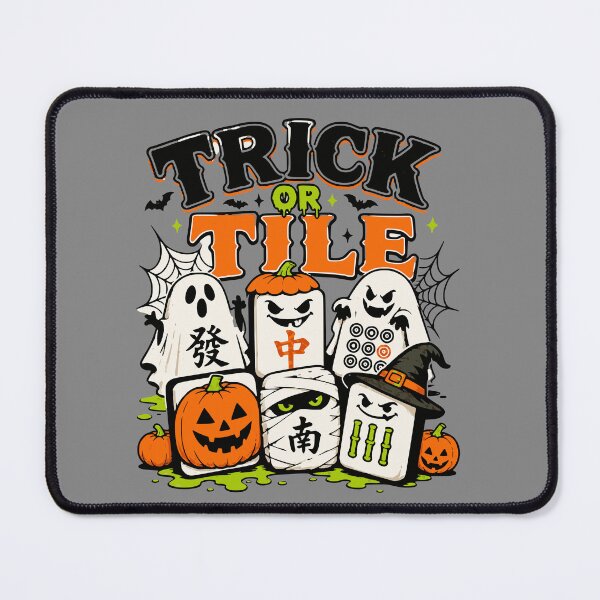 Item preview, Spooky Halloween Mahjong Club – Mahjong Lover Design designed and sold by JansenGS.