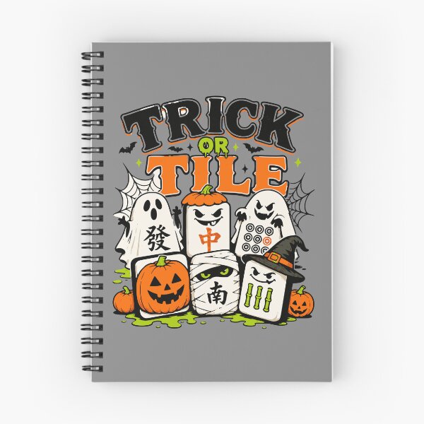 Item preview, Spooky Halloween Mahjong Club – Mahjong Lover Design designed and sold by JansenGS.
