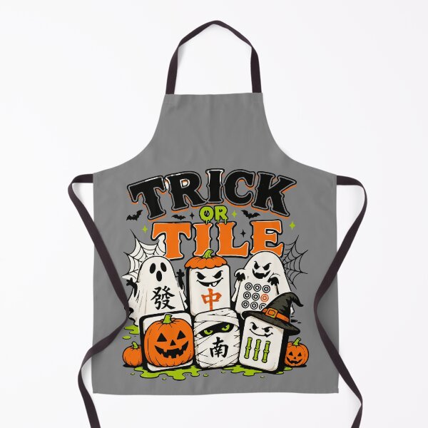 Item preview, Spooky Halloween Mahjong Club – Mahjong Lover Design designed and sold by JansenGS.