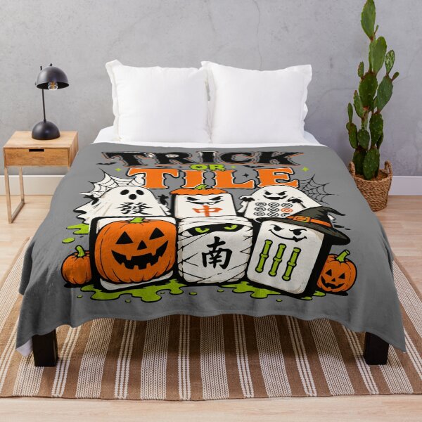 Item preview, Spooky Halloween Mahjong Club – Mahjong Lover Design designed and sold by JansenGS.