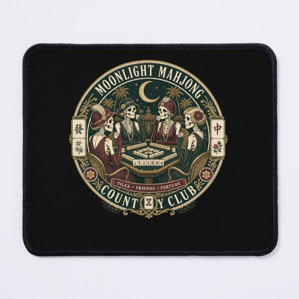 Item preview, Spooky Halloween Mahjong Club – Mahjong Lover Design designed and sold by JansenGS.