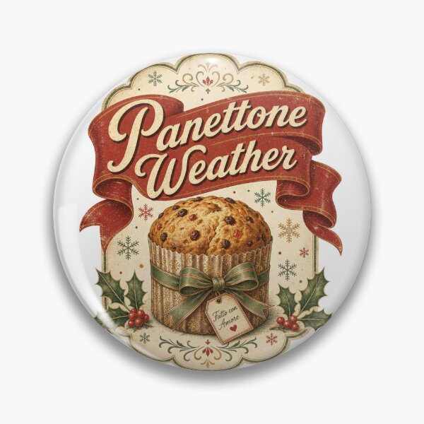 Item preview, Panettone Weather Vintage Italian Christmas Bread designed and sold by BoosterShop.