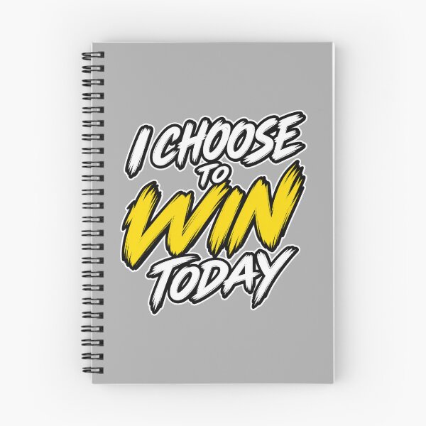Item preview, I Choose to Win Today – Motivational Winning Mindset designed and sold by RaulWeirdAndFun.
