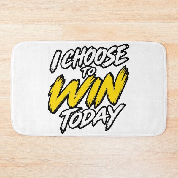 Item preview, I Choose to Win Today – Motivational Winning Mindset designed and sold by RaulWeirdAndFun.