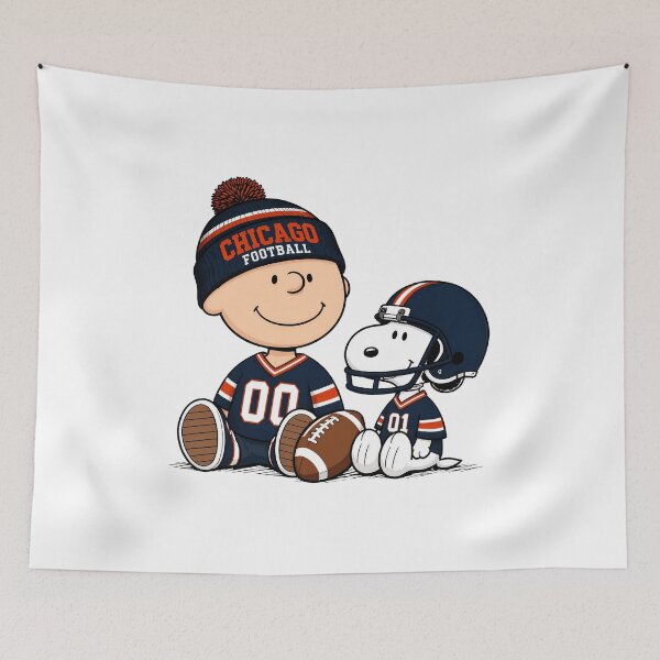 Item preview, Chicago Football Cartoon Duo Vintage Fan Artwork designed and sold by LauraBarn95305.