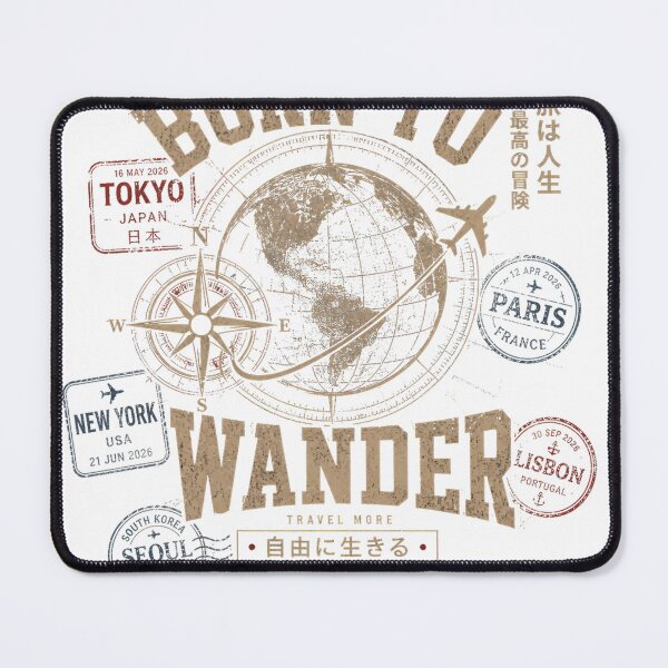 Item preview, BORN TO WANDER — Vintage Travel Concept designed and sold by Jandedan.