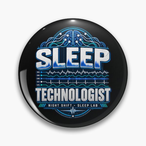 Item preview, Sleep Technologist Night Shift Sleep Lab Design designed and sold by amndro.