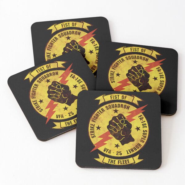 Item preview, Military Strike Fighter Squadron Fist And Red Lightning designed and sold by deniz-.