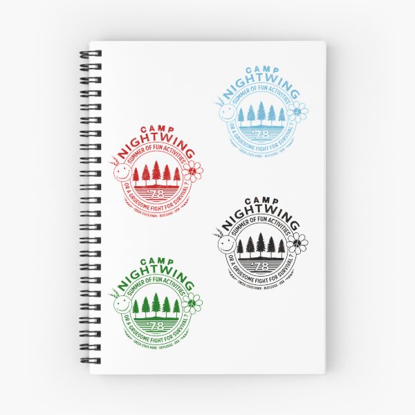 Item preview, Summer Camp Pine Trees And Survival Badge Emblems designed and sold by deniz-.