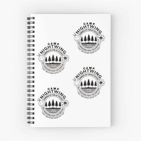 Item preview, Dark Summer Camp Pine Trees And Gruesome Survival Badge designed and sold by deniz-.