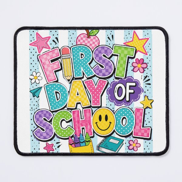 Item preview, First Day of School Colorful Teacher Student designed and sold by Merchrise.
